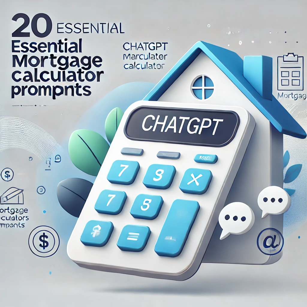 20 Essential ChatGPT Mortgage Calculator Prompts to Simplify Your Home Financing